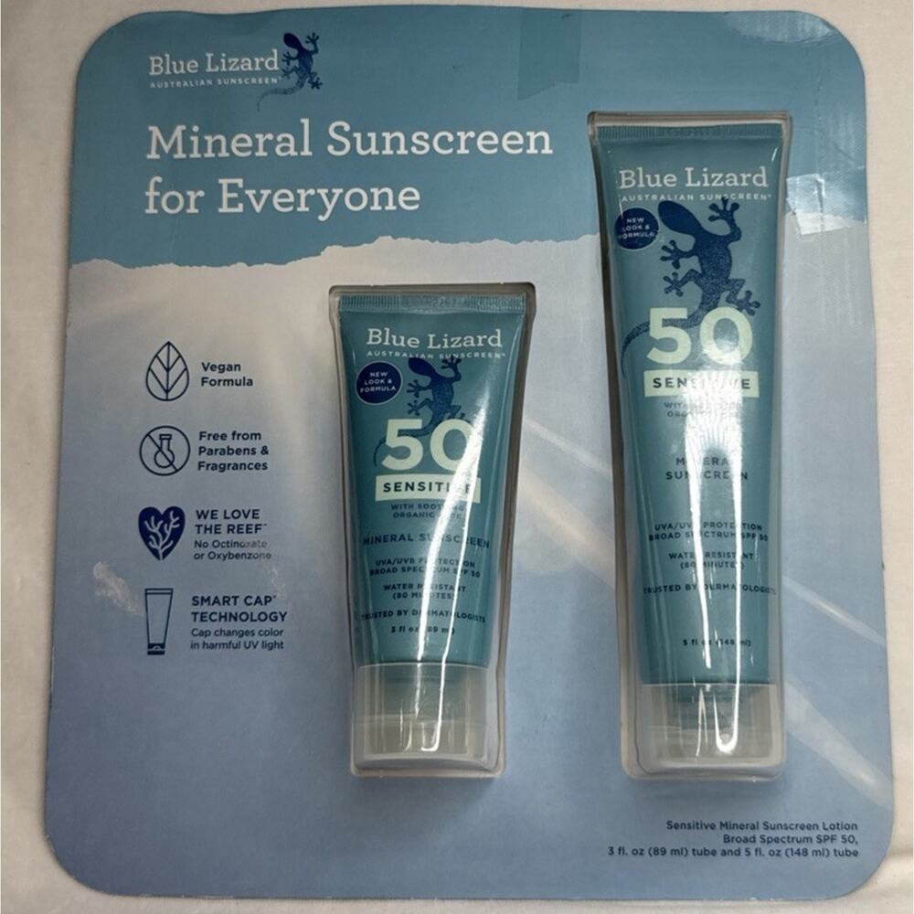 Blue Lizard Australian Sensitive Mineral Sunscreen SPF 50+ OPEN BOX